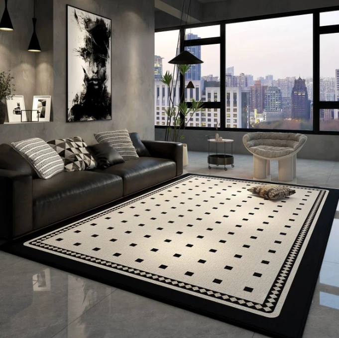 地毯客厅房间新款高级家用简约沙发茶几加厚大面积地垫卧室床边