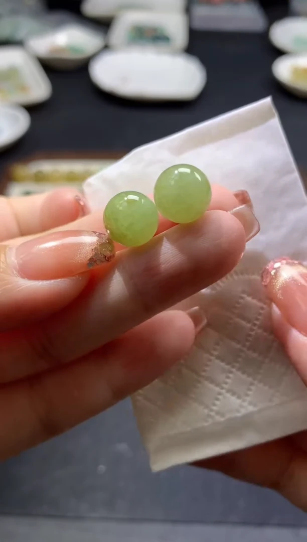 未镶嵌定制翡翠卡10.3/10.4mm