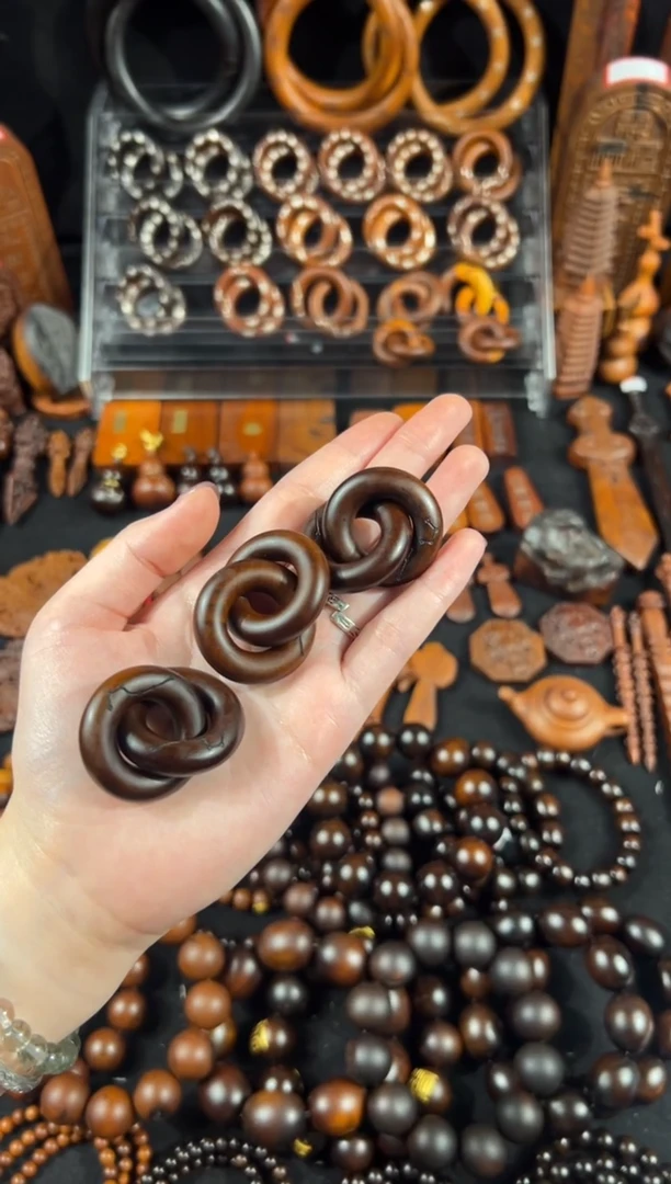 木雷枣玉化 刻六七星 乾坤圈