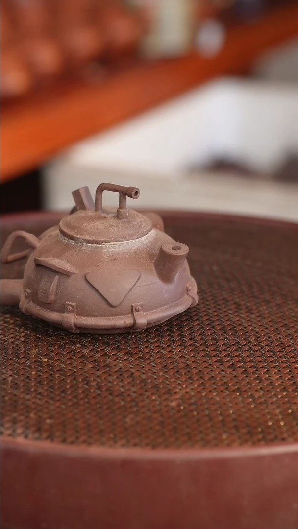茶壶紫砂原矿手工制作微瑕