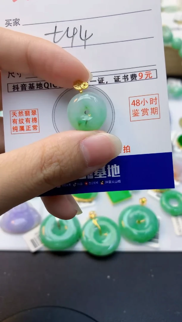 颈饰未镶嵌翡翠天然缅甸A货翡翠