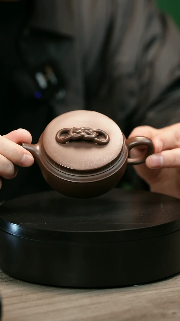 茶壶紫砂无**…H2384赵信军底槽青绳节汉瓦