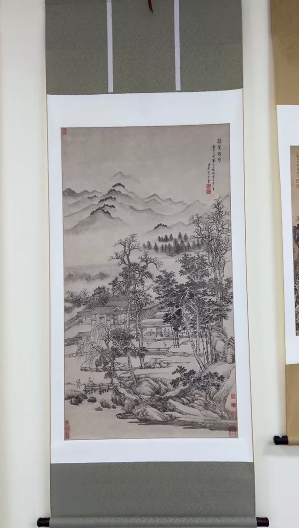 【复刻品】王翚 溪塘诗思