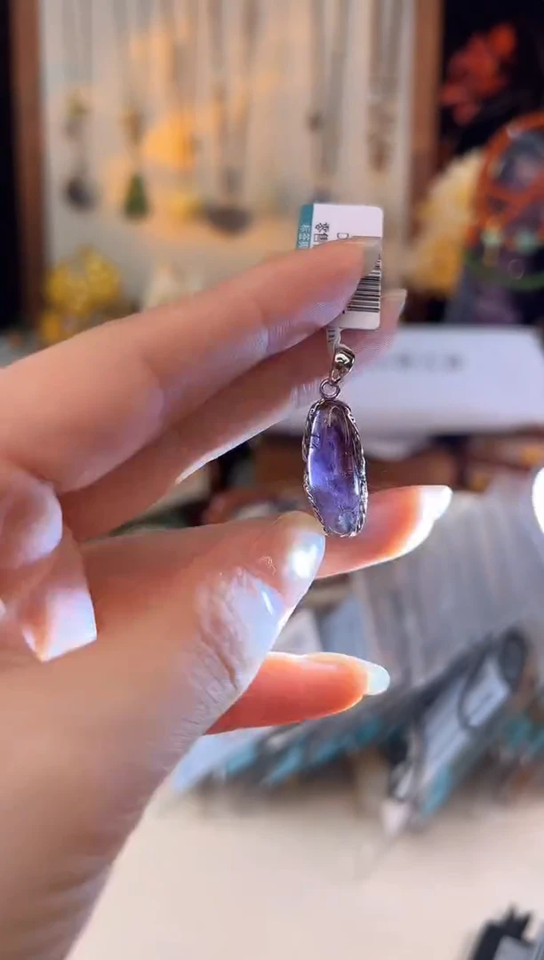 颈饰银S925镶嵌水晶@@D9118B018185