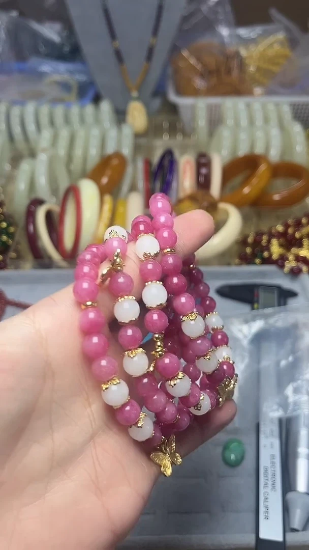 【闪购商品】查罗石手绳合金手串