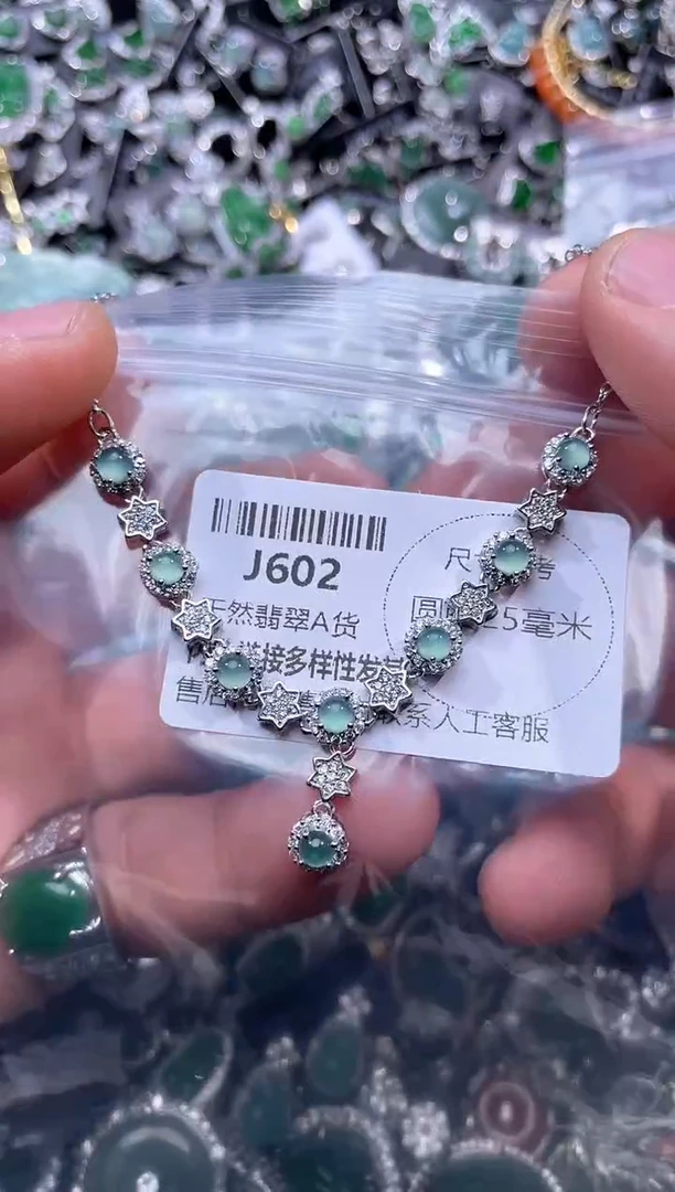 【闪购商品】翡翠颈饰未镶嵌J602项链