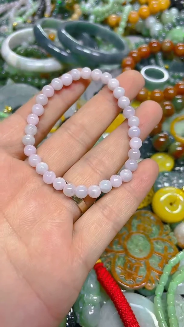 颈饰未镶嵌翡翠5mm/ N /翡翠A货，一件也是批发价