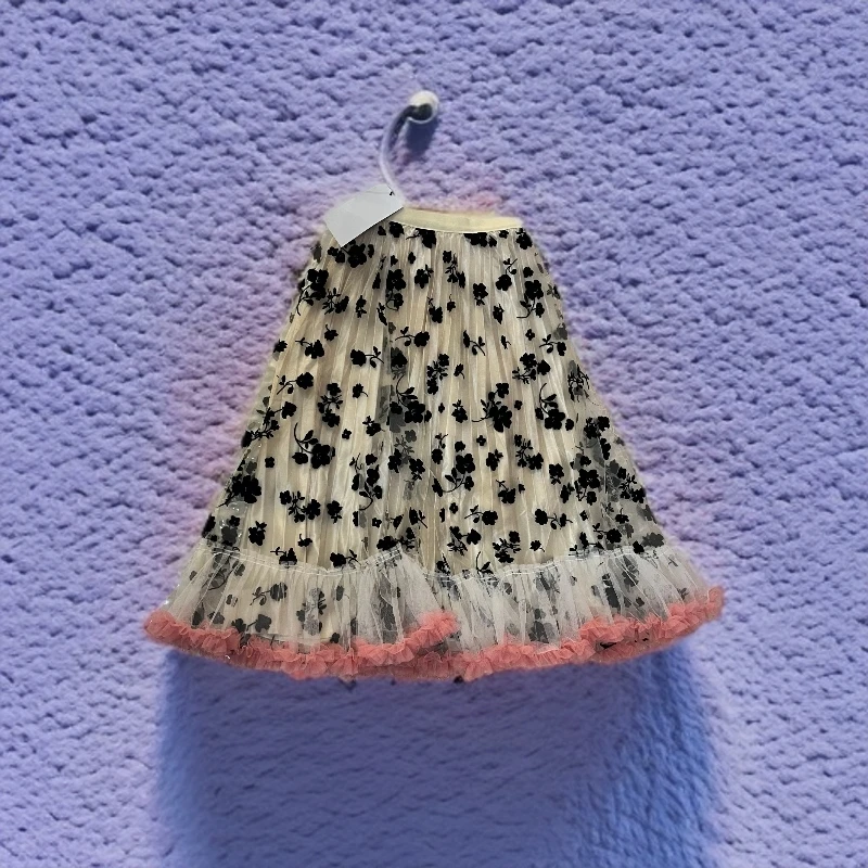 大摆纱裙032洋气碎花