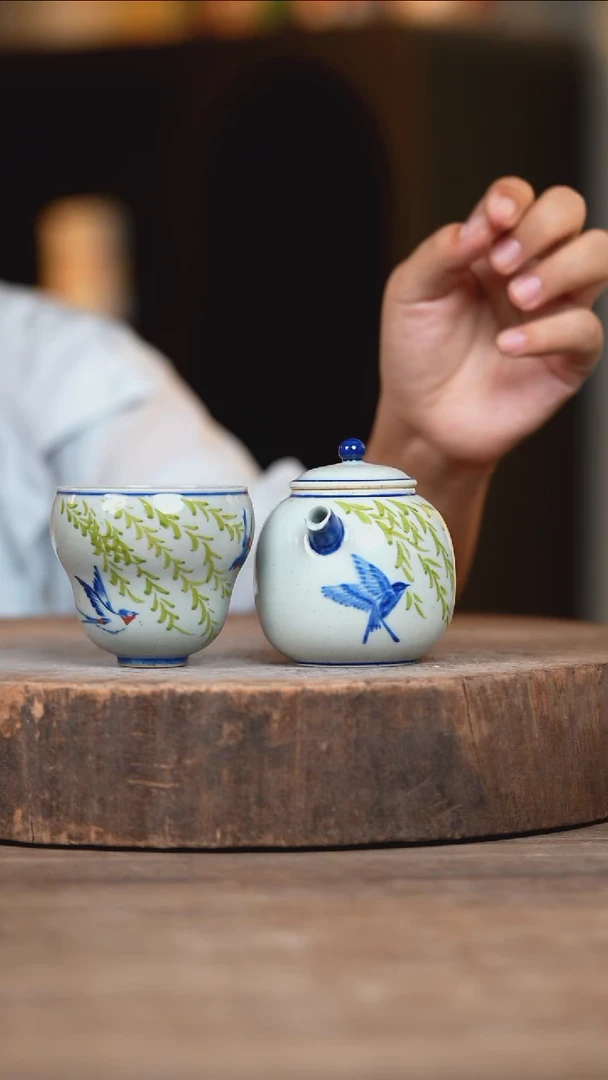 瓷片景德镇高温釉下彩（食品级）