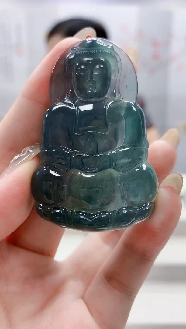 未镶嵌定制翡翠4852jw-毛货挂件21