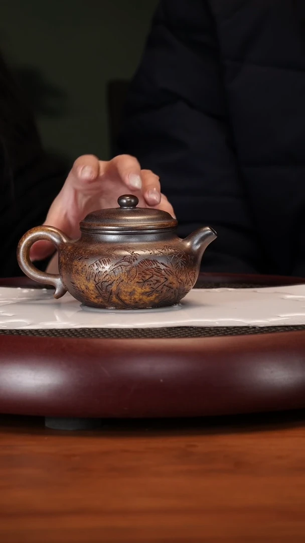 【闪购商品】紫砂茶壶2-86ZST仿古 龙窑一号柴烧