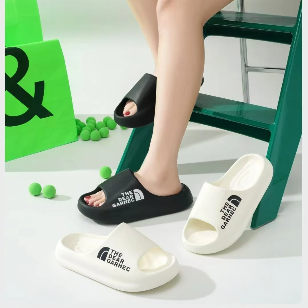 2025新款eva高料高弹舒适运动版简约字母男女款防滑凉拖鞋网红