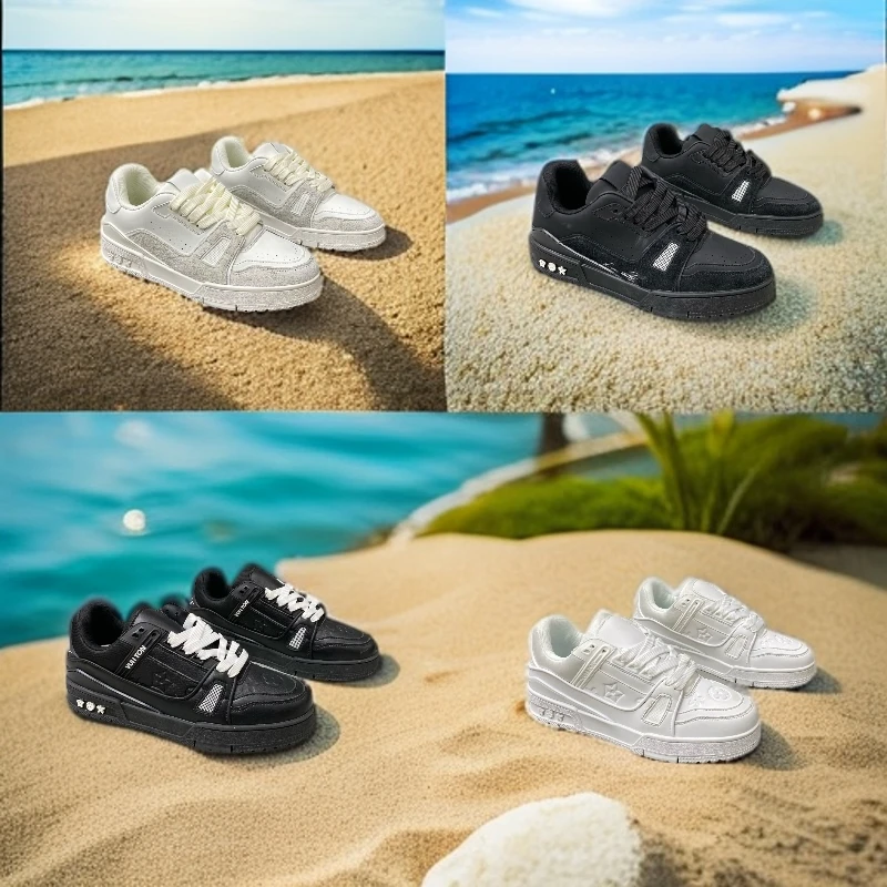 036情侣低帮板鞋休闲鞋运动鞋潮鞋小白鞋（标准运动鞋码数）