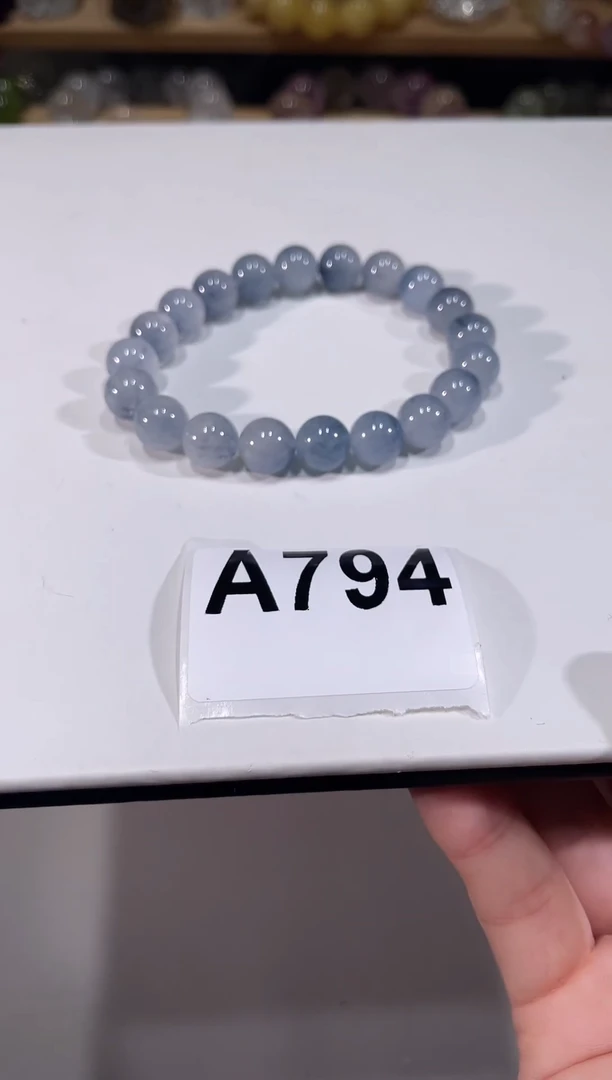 未镶嵌手链水晶A794蓝兔毛手链9+