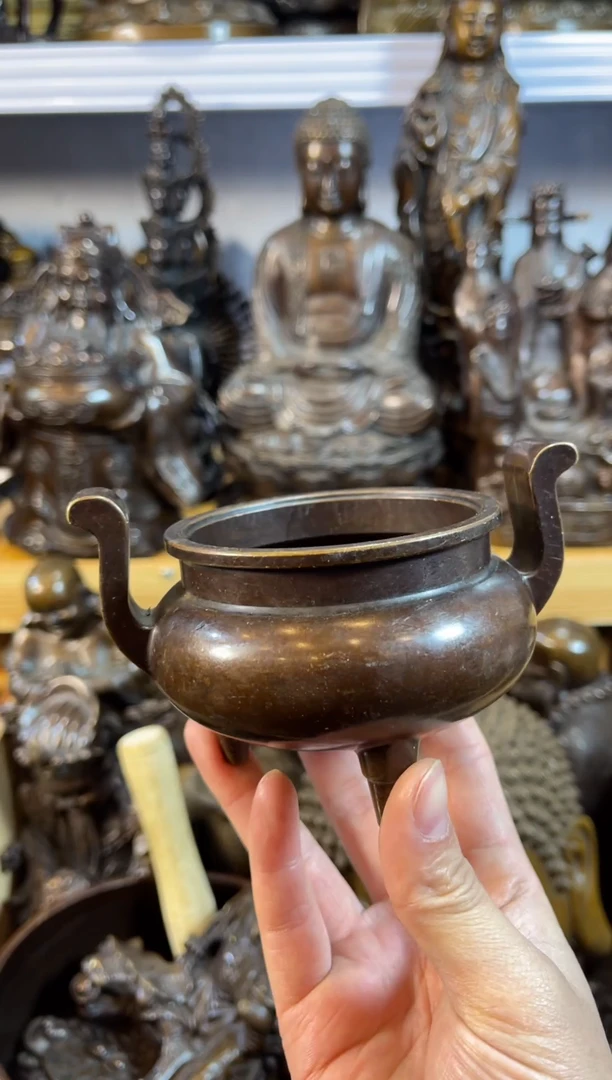 【闪购商品】·官帽炉 8.5口径 案台摆件 物品摆件