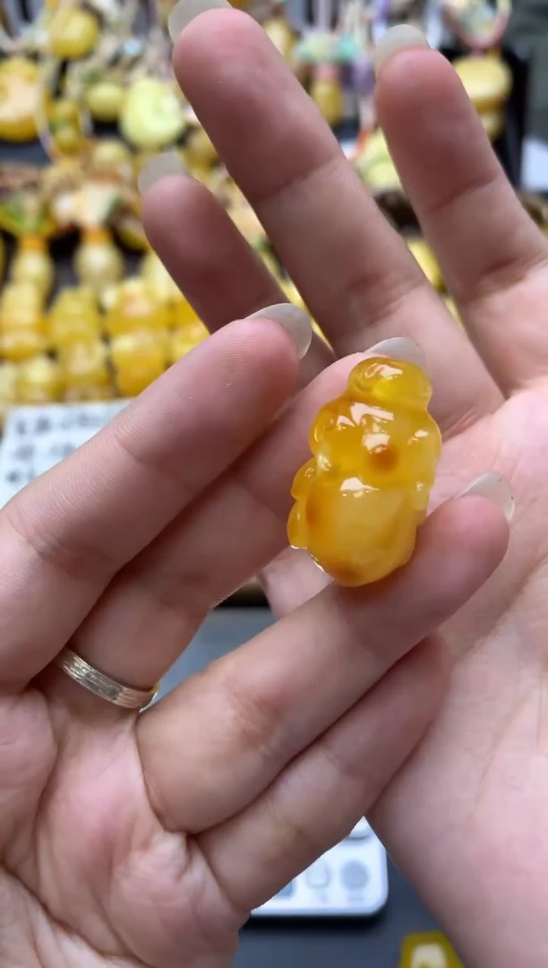 未镶嵌琥珀珠宝奇石040琥珀蜜蜡瑕疵品介意勿拍