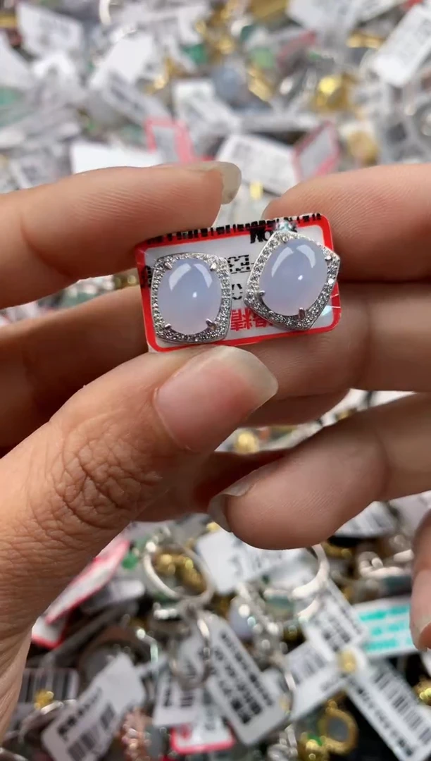 银S925镶嵌戒指翡翠888----1