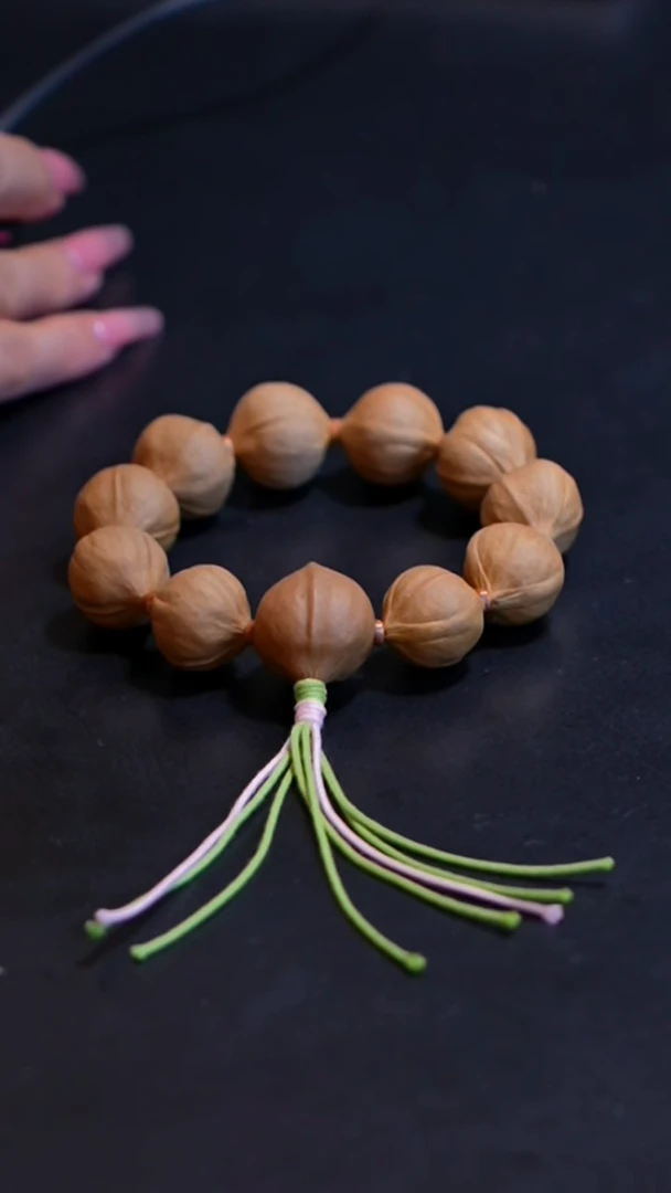 手串/手链橄榄核果*橙2223