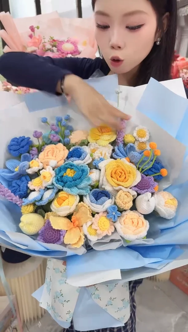 非遗手工定制花束，孤品清仓！！