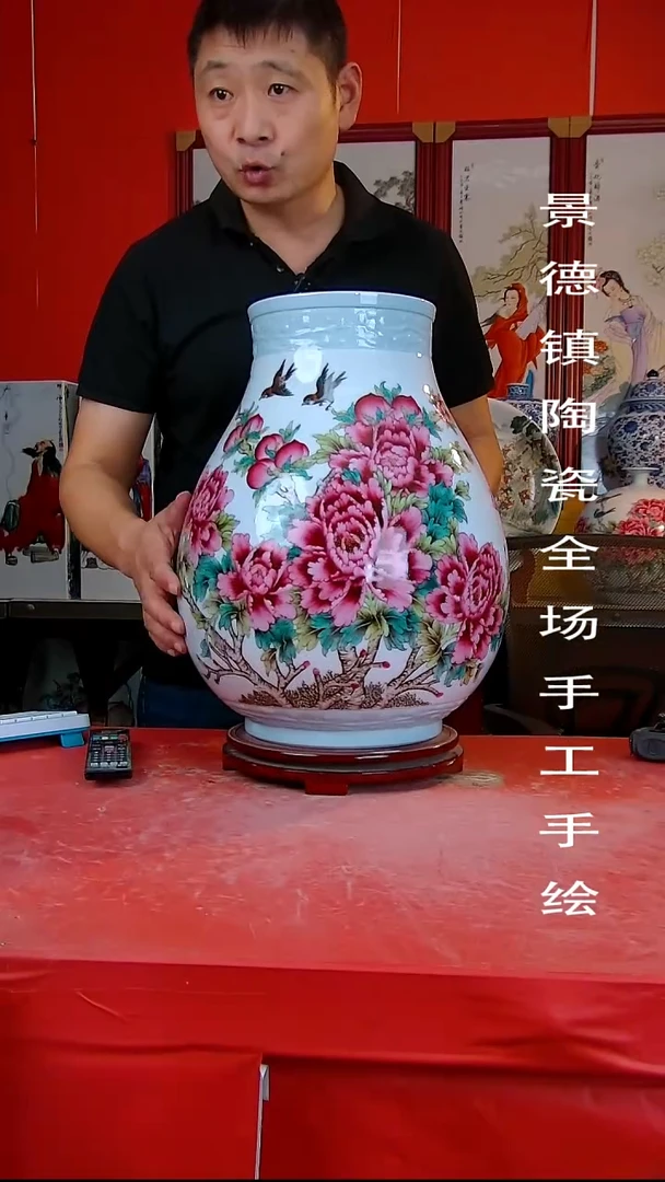 摆件景德镇陶瓷 全场手工手绘