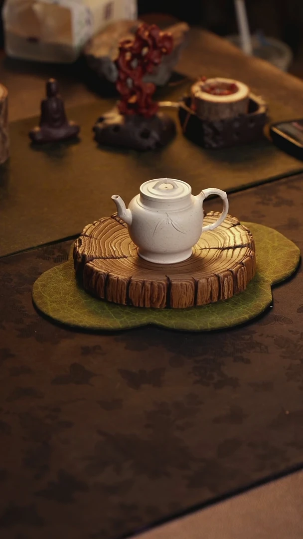 茶壶紫砂定窑白高竹节