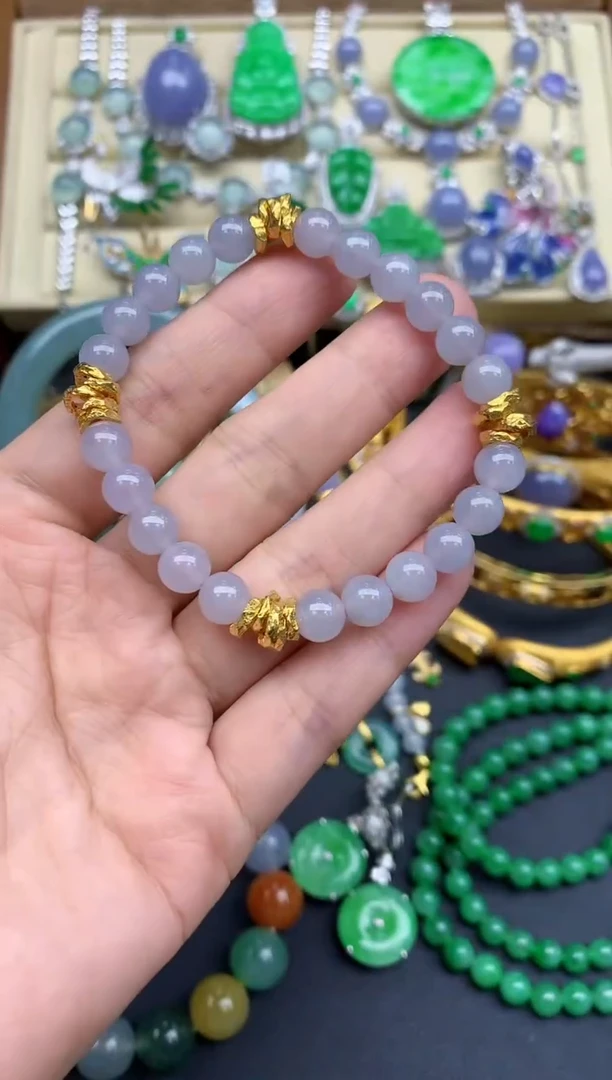 未镶嵌手链翡翠479-春日珠宝