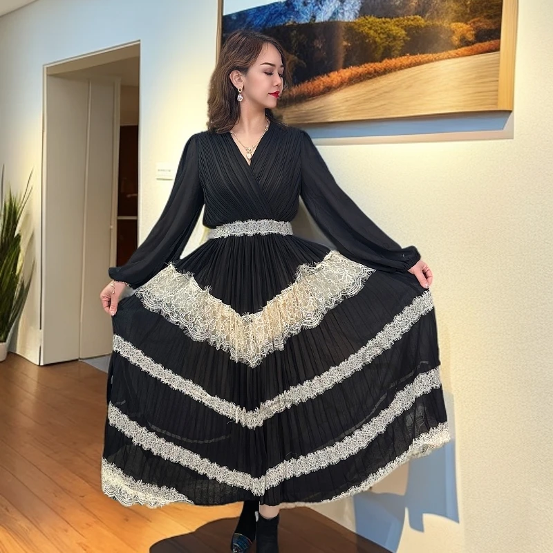 8809【服装批发】名媛新款法式气质显瘦女装连衣裙