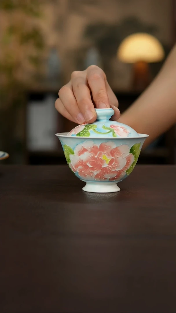 杯景德镇陶瓷杯碗柴烧多人