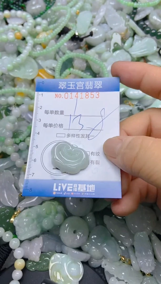 翡翠未镶嵌颈饰闪购0141853