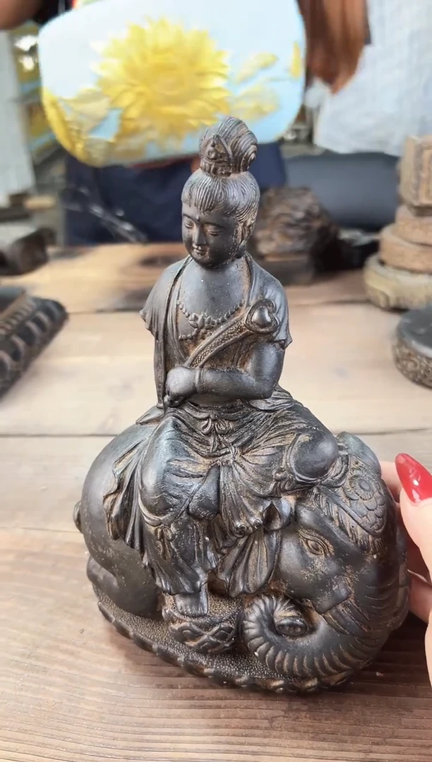 陶土【火山泥】普贤菩萨