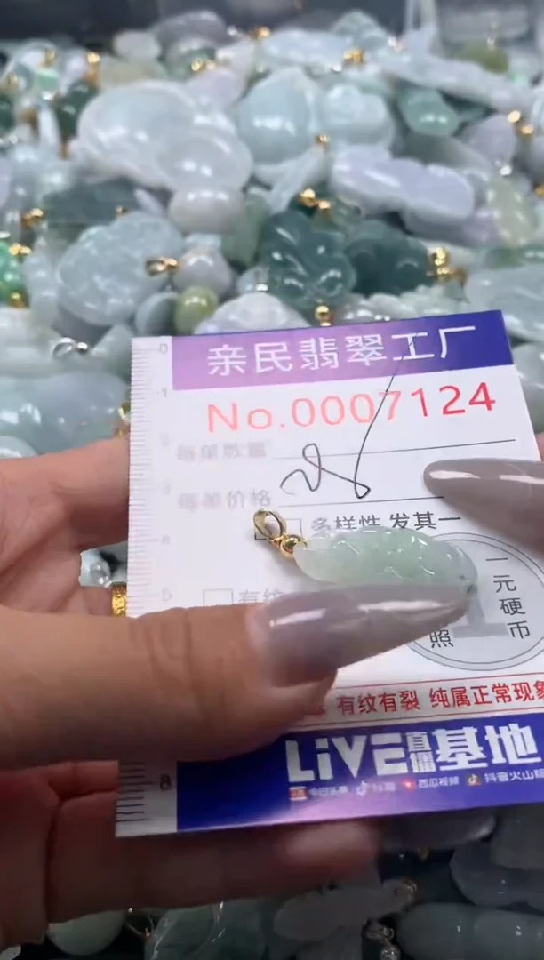 颈饰未镶嵌翡翠7124