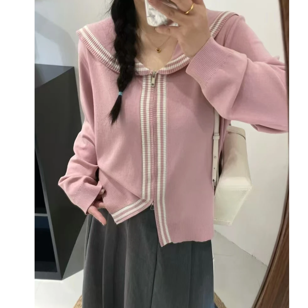 二姐家淼【乃】22882新款时尚百搭针织开衫