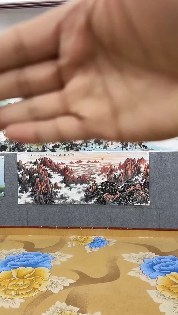 【闪购商品】绘画M申青林-小八尺-山水国画