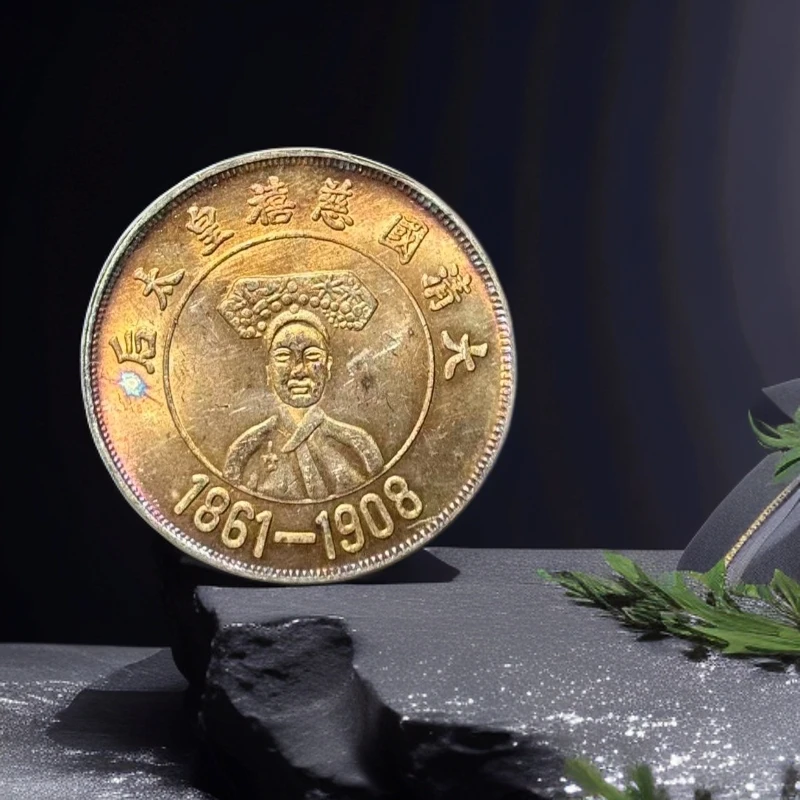 933【甄藏】精选手工复制仿古铜银复古纪念工艺摆件