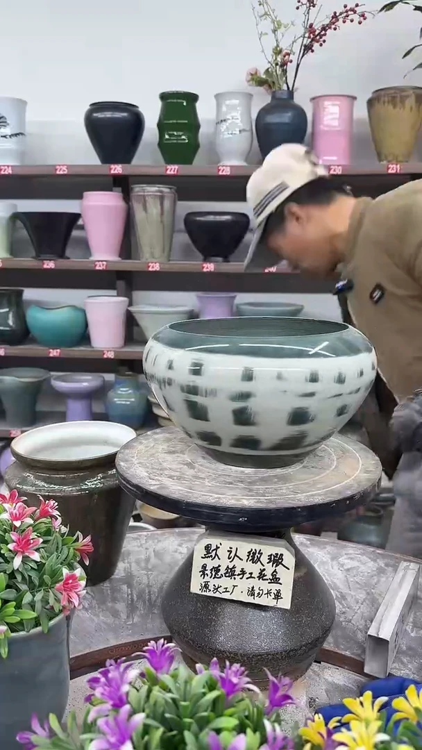 12-14-高16口20瑕-花盆