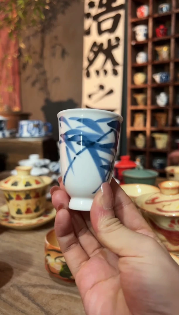 【闪购商品】观云听雨原创手绘茶具