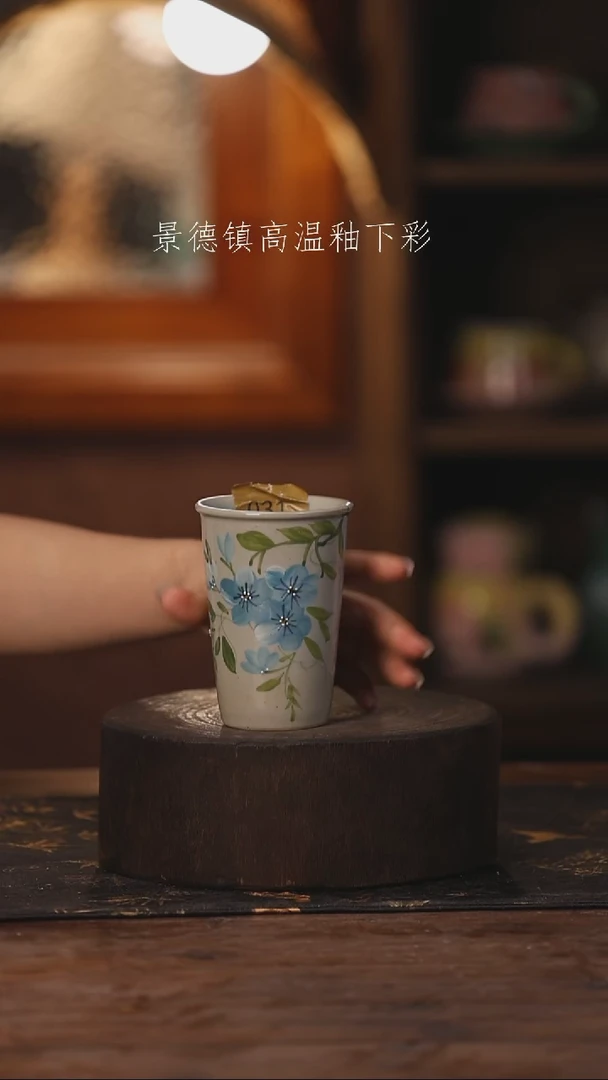 陶瓷景德镇高温釉下手绘陶瓷031