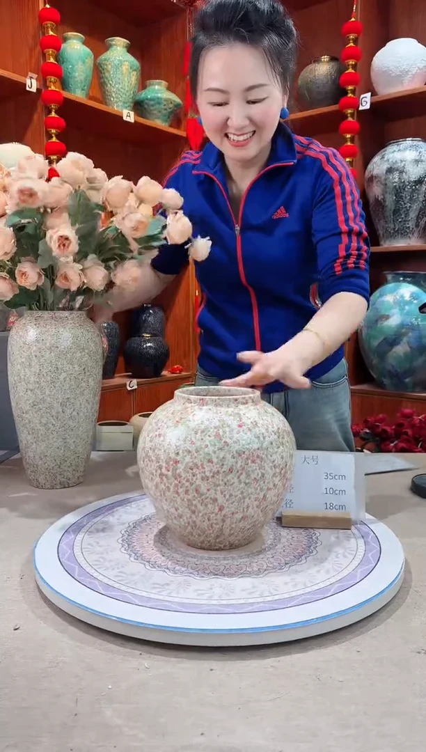 【闪购商品】瓶陶瓷花瓶 无花 绿野仙踪小号