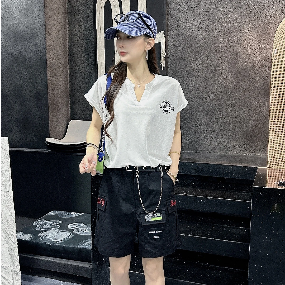 联盟2606夏季新款时尚工装短裤