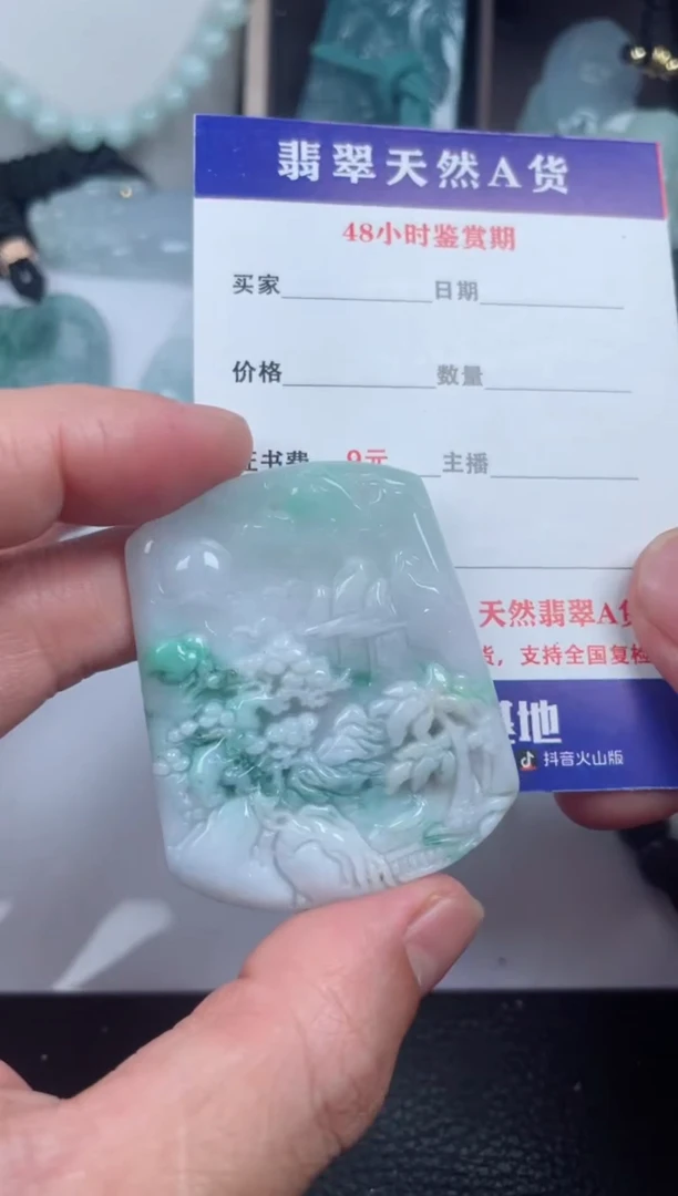 翡翠未镶嵌颈饰