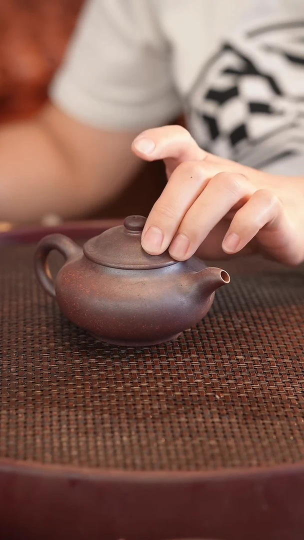 茶壶紫砂原矿手工制作