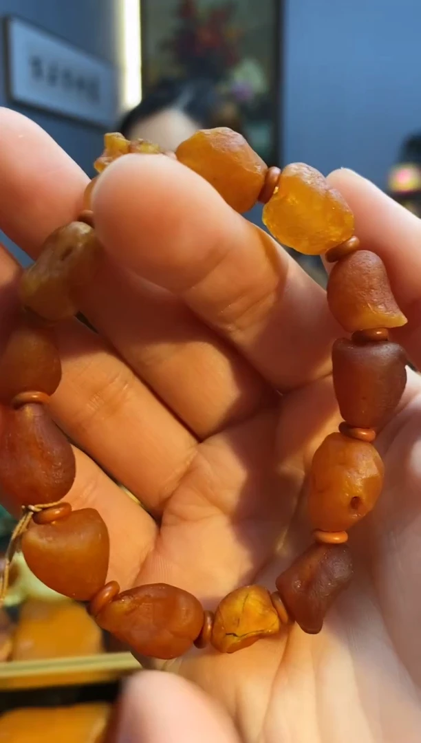 手链琥珀未镶嵌手串