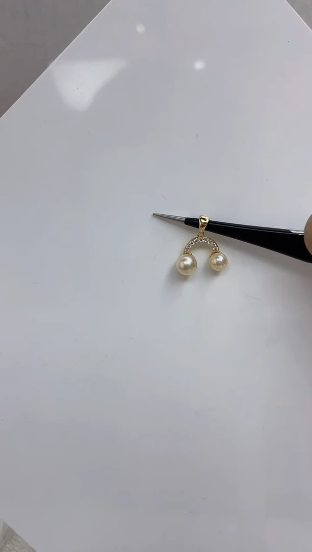 海水珍珠银S925镶嵌颈饰