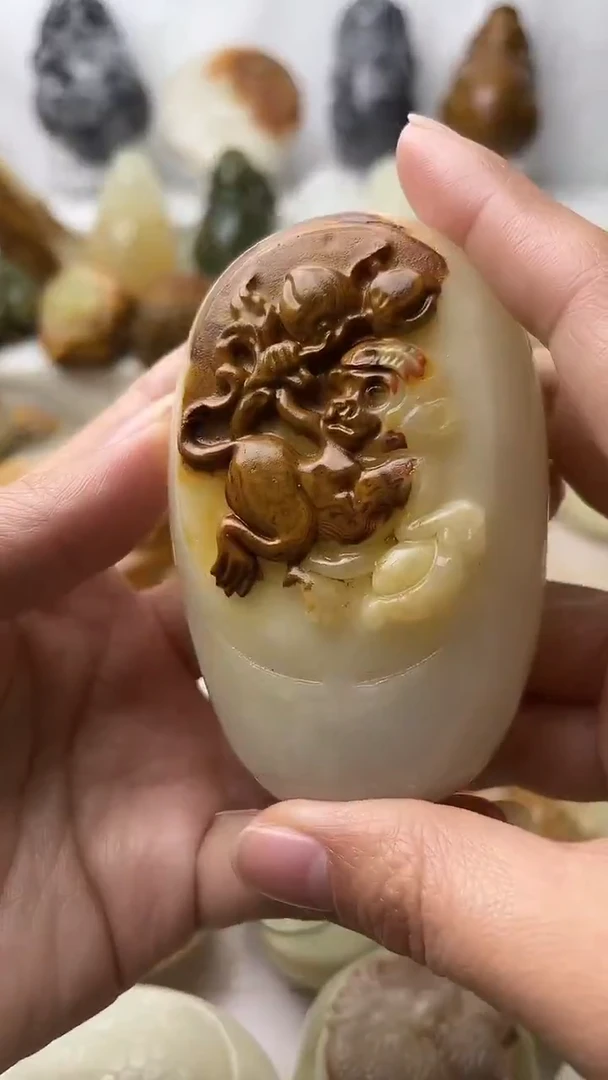 石材古青石棉纹正常不退换猴