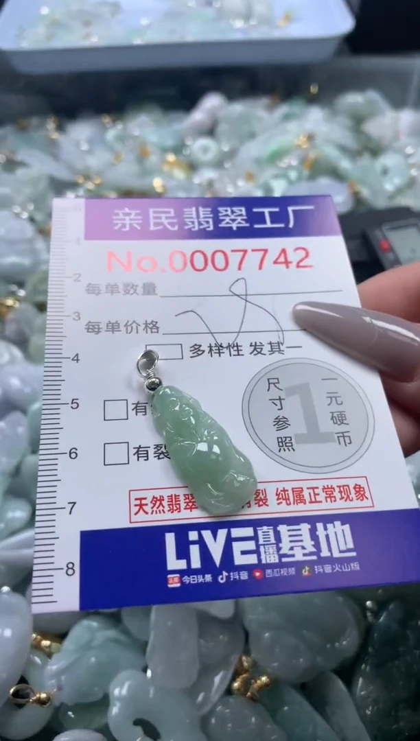 颈饰未镶嵌翡翠7742