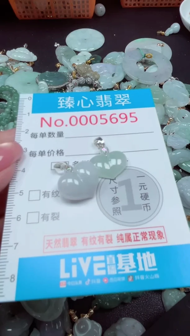 颈饰未镶嵌翡翠5695