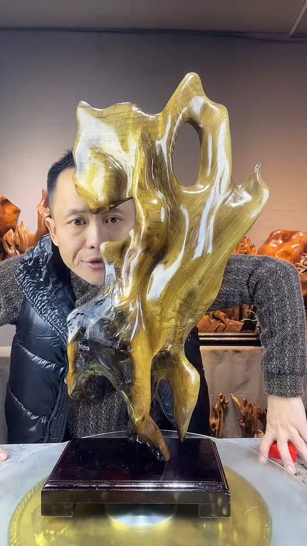 金丝楠G**y小叶桢楠随行摆件43