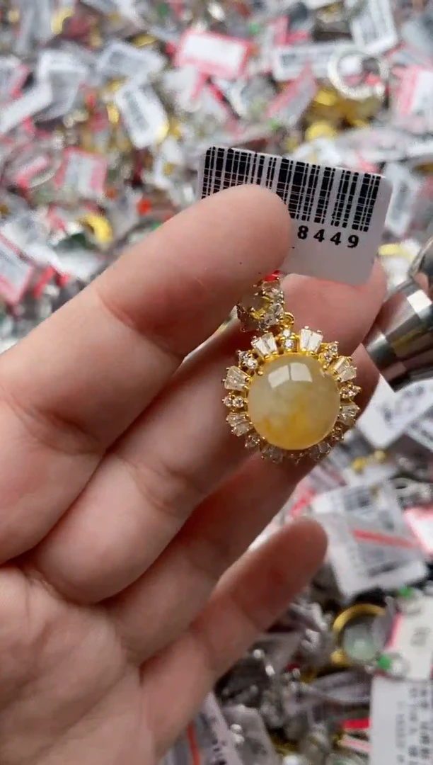【闪购商品】翡翠戒指银S925镶嵌55555---7