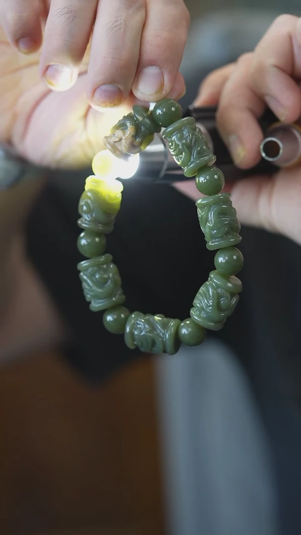 未镶嵌手串和田玉手串