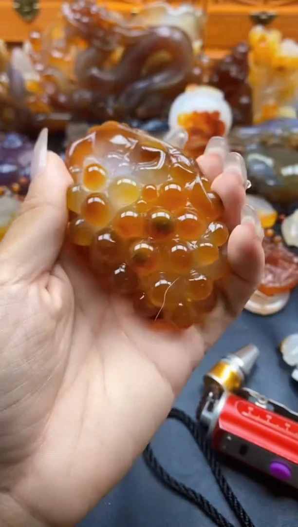 玛瑙/玉髓挂件未镶嵌李*忠ll